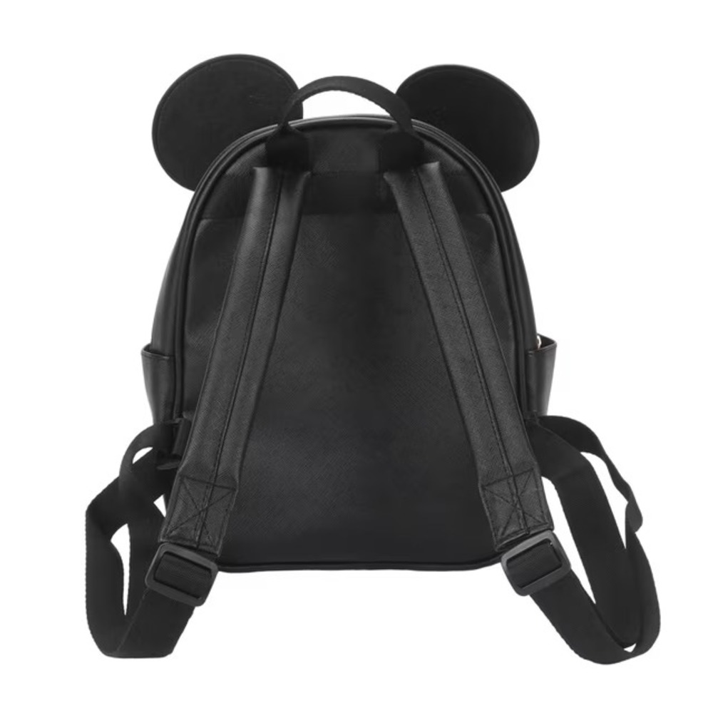 Disney Minnie Mouse Mini Backpack with Coin Pouch Charm Black Red Polka Dot - Picture 7 of 11